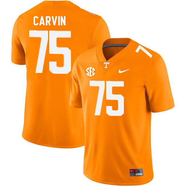 Tennessee Volunteers #75 Jerome Carvin College Football Jerseys Stitched Sale-Orange